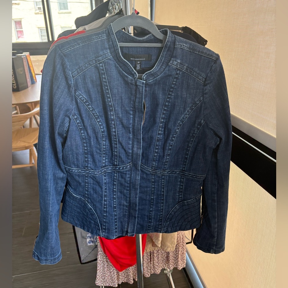 White House Black Market Denim Jean Jacket